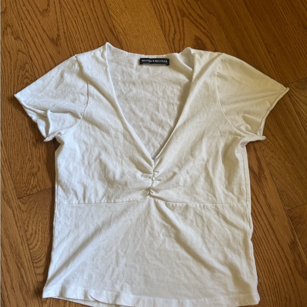 Brandy Melville White Gina Top